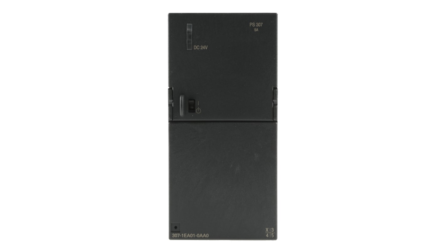 Siemens SIMATIC S7-300 Switched Mode DIN Rail Power Supply, 120 → 230V ac ac Input, 24V dc dc Output, 5A Output,