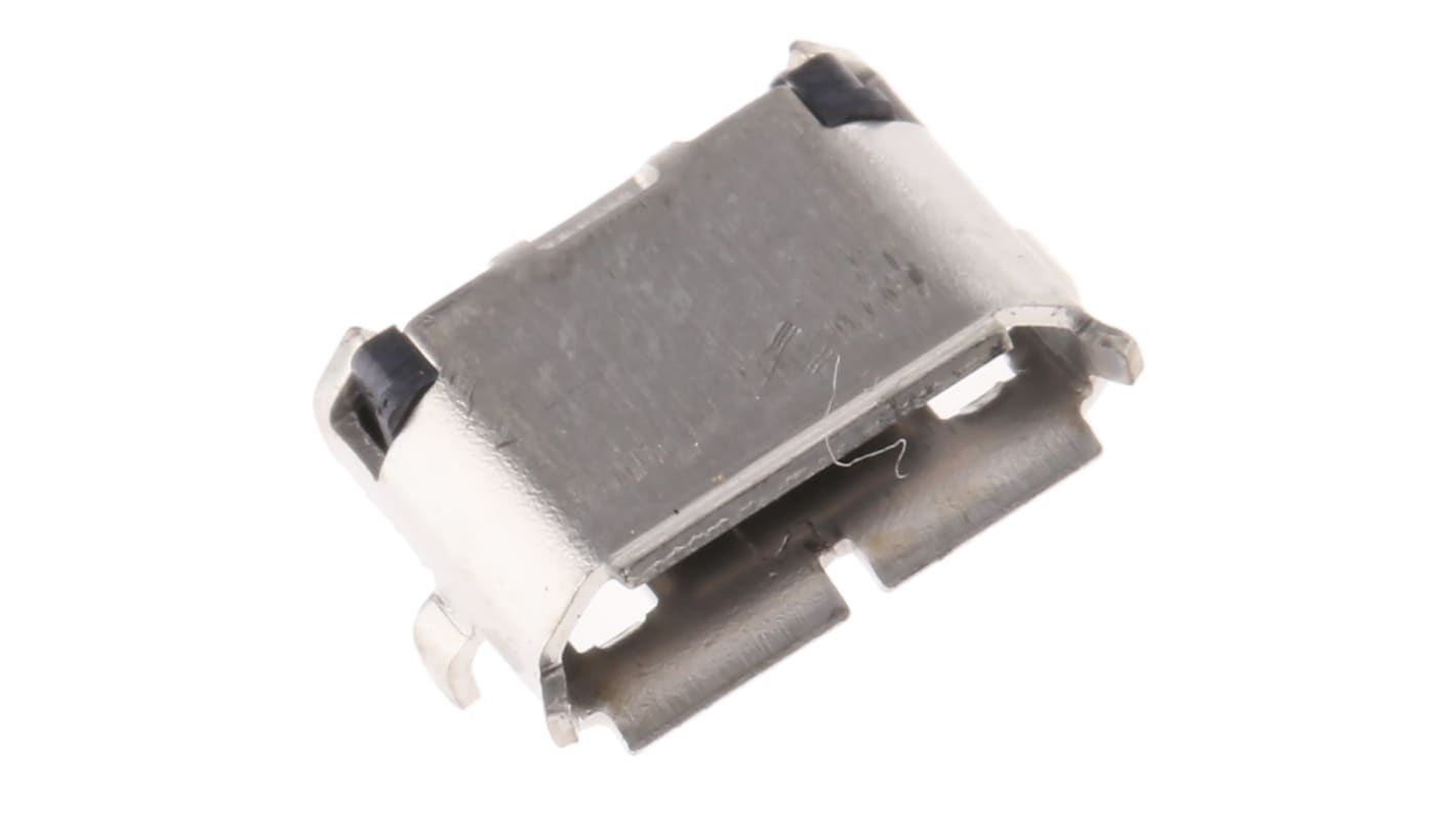 Conector USB Amphenol FCI 10103592-0001LF, Hembra, Ángulo de 90° , Montaje Superficial, Versión 2.0, 100,0 V., 1.8A