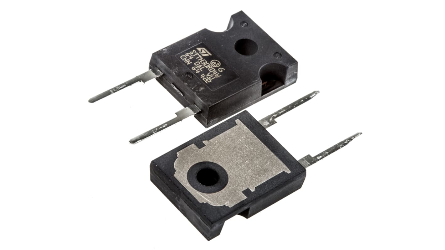 STMicroelectronics 400V 30A, Rectifier Diode, 2-Pin DO-247 STTH30R04W