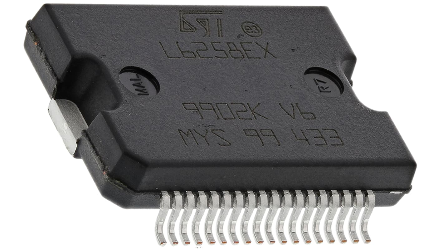 STMicroelectronics Motor Driver IC E-L6258EX, 1.5A, PowerSO, 36-Pin, Schrittmotor, Zweifach-Vollbrücke