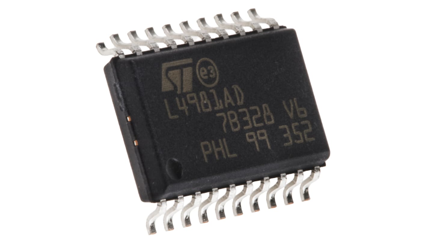 Teljesítménytényező-vezérlő L4981AD, 115 kHz, 19.5 V, 20-tüskés, SOIC