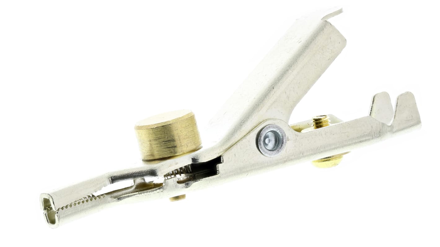 Morsetto di prova con fermagli angolati Lega nichel argento Mueller Electric JP-25182, 25.4mm, 59.4mm