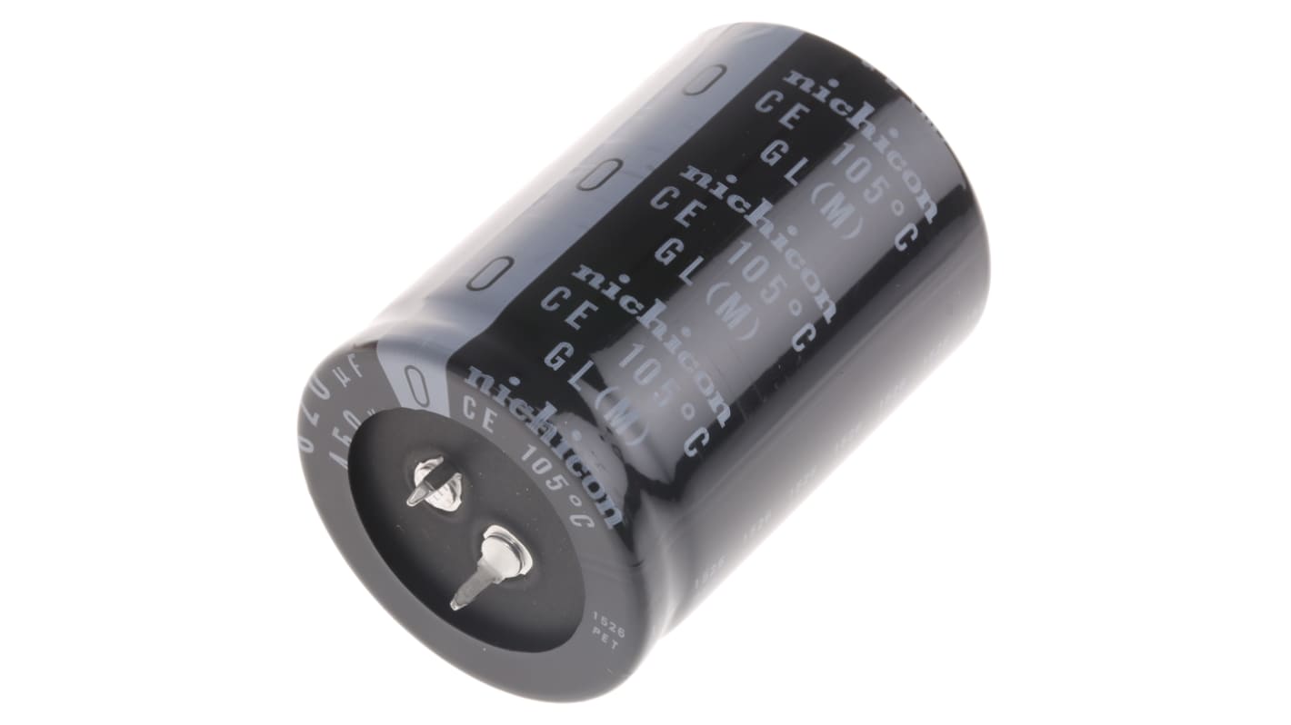 Nichicon 820μF Aluminium Electrolytic Capacitor 450V dc, Snap-In - LGL2W821MELC50