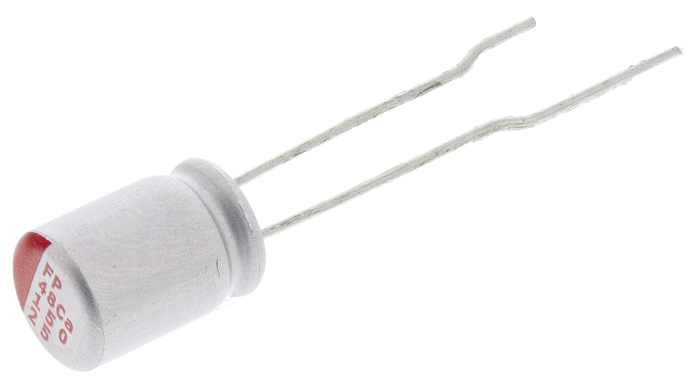 Nichicon 15μF Polymer Aluminium Solid Electrolytic Capacitor 25V dc, Radial, Through Hole - RNS1E150MDS1JX