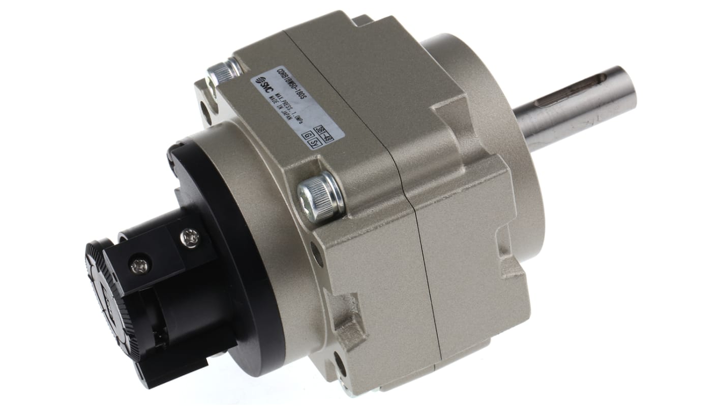 SMC CDRB1 Series 9.9 bar Pneumatic Rotary Actuator, 180° Rotary Angle, 50mm Bore