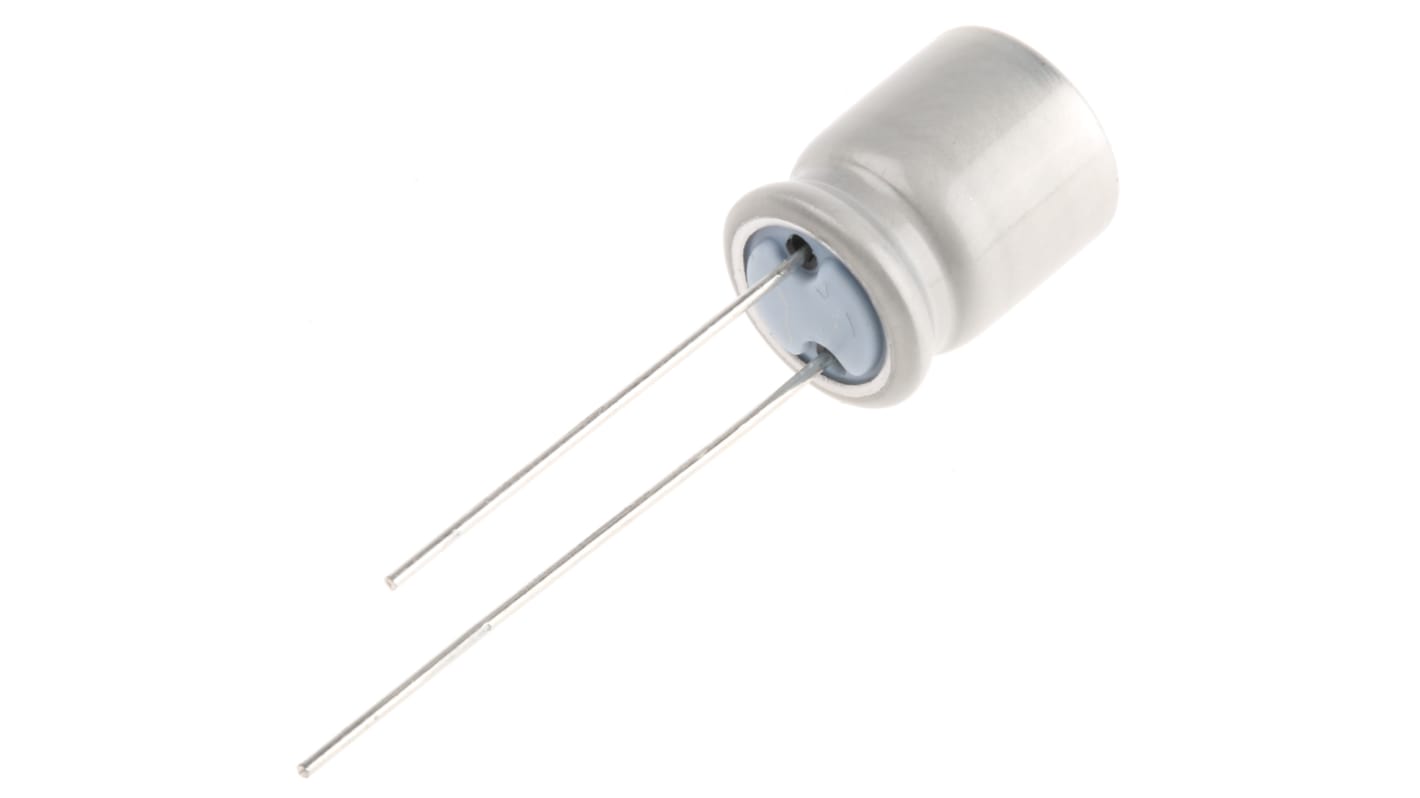 Nichicon BX, THT Elektrolyt Kondensator 100μF ±20% / 25V dc, Ø 10mm x 12.5mm, bis 150°C