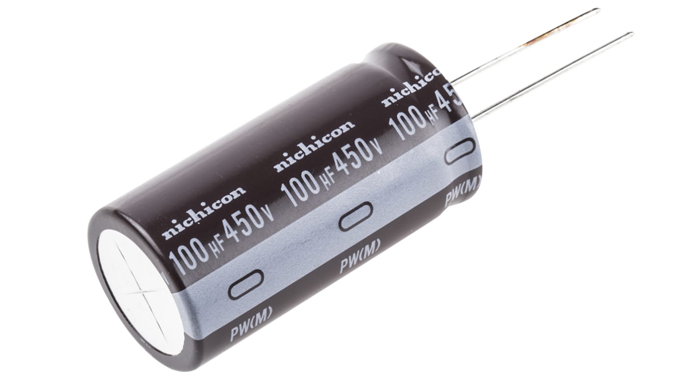 5 Pz 100uF 450V 100MFD 450Volt Condensatore Elettrolico In - Foto 4