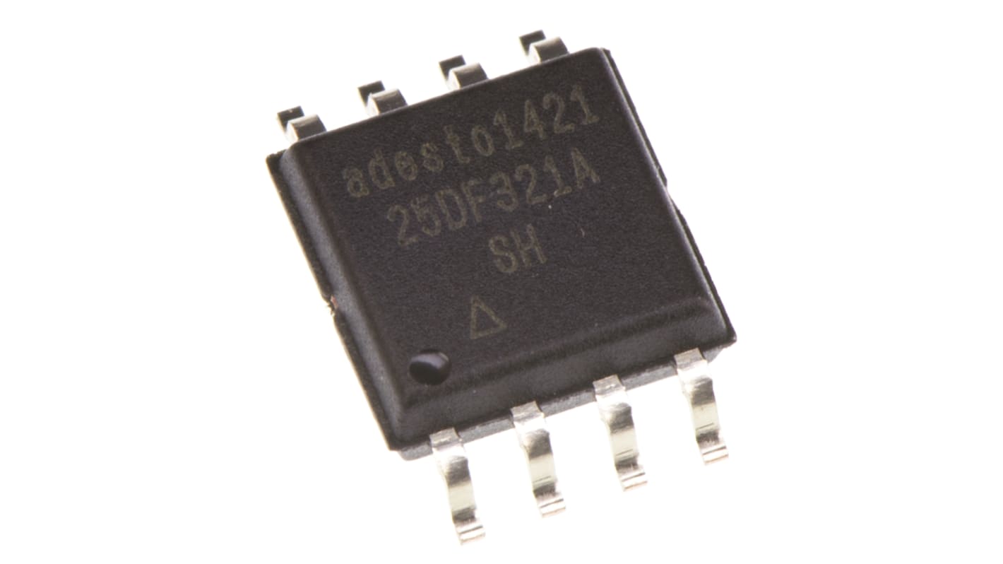 Memoria flash, SPI AT25DF321A-SH-B 32Mbit, SOIC, 8 pines