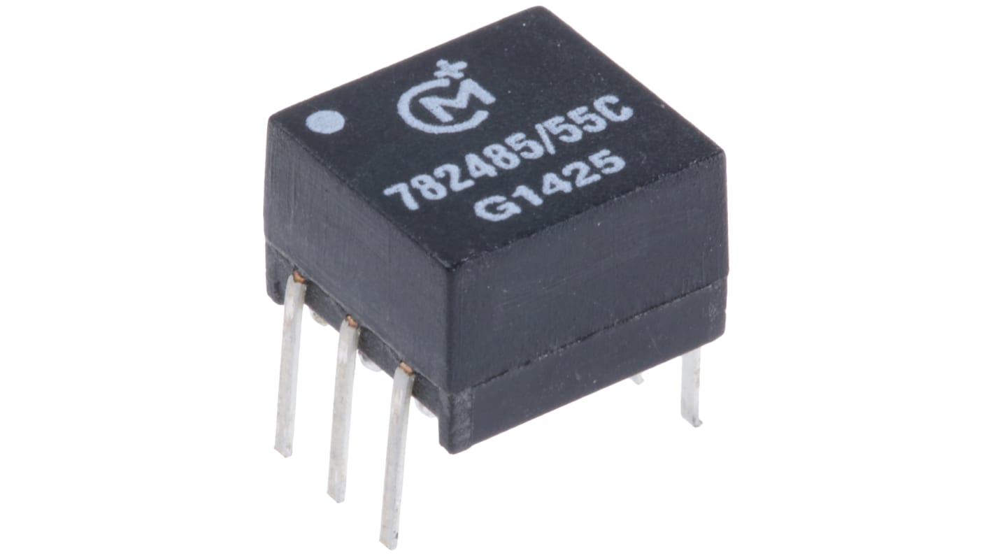 Transformador para impulsos, 782485/55C, Inductancia 513μH, 1:1.5, Agujero pasante