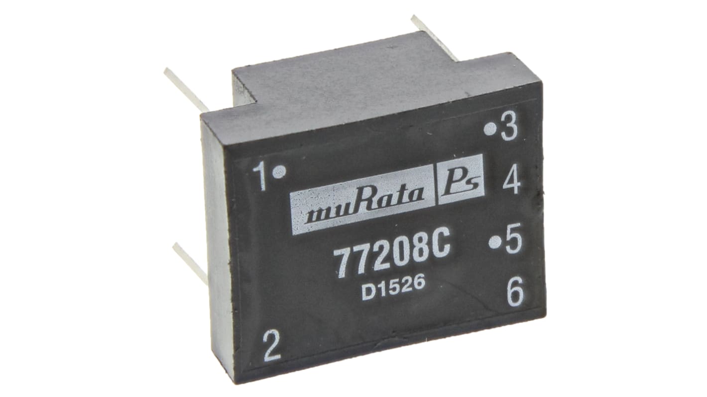 Murata Power Solutions Through Hole Pulse Transformer 1:1:1 Turns Ratio