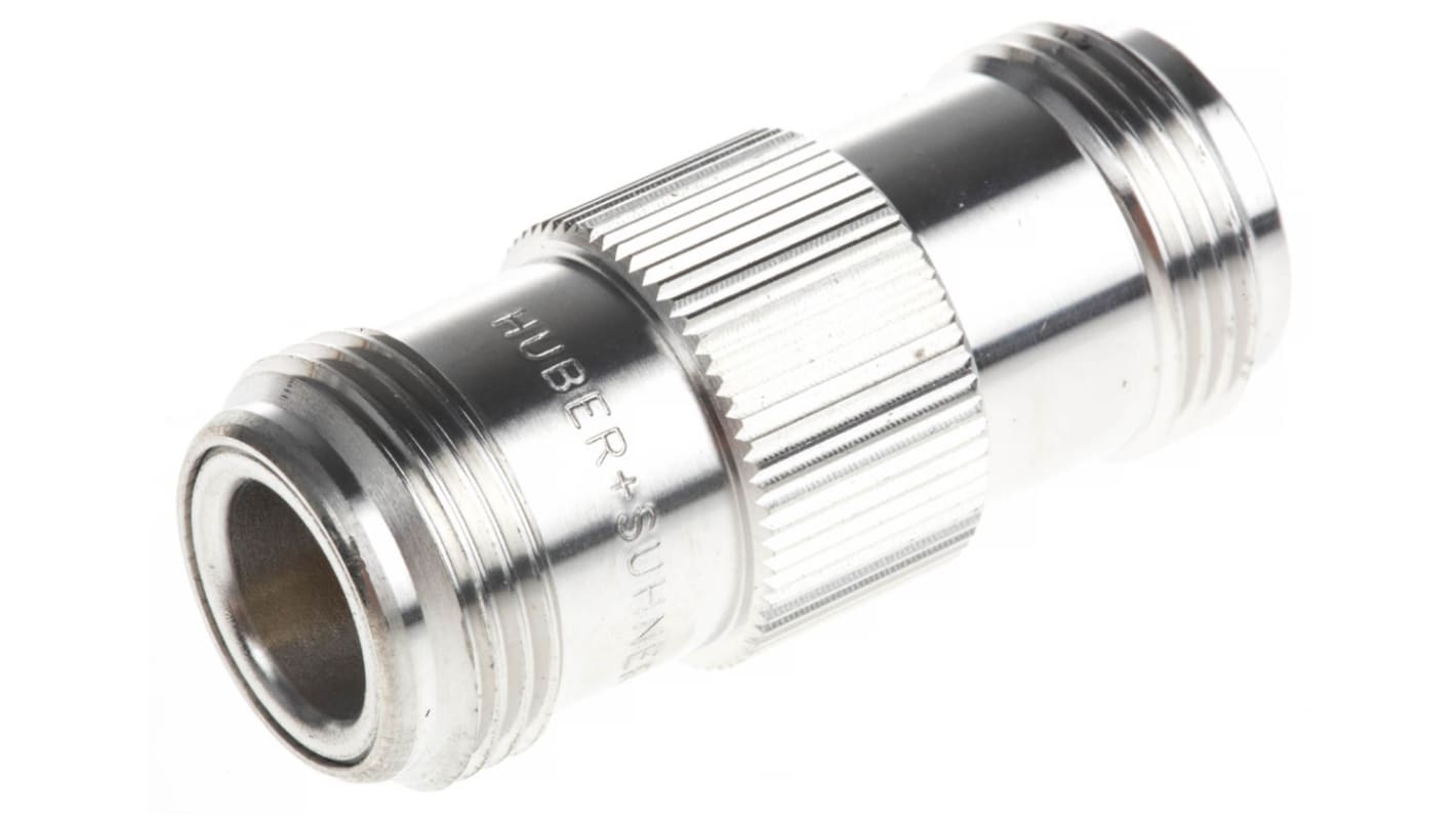 Huber+Suhner Straight 50Ω RF Adapter N Socket to N Socket 12.4GHz