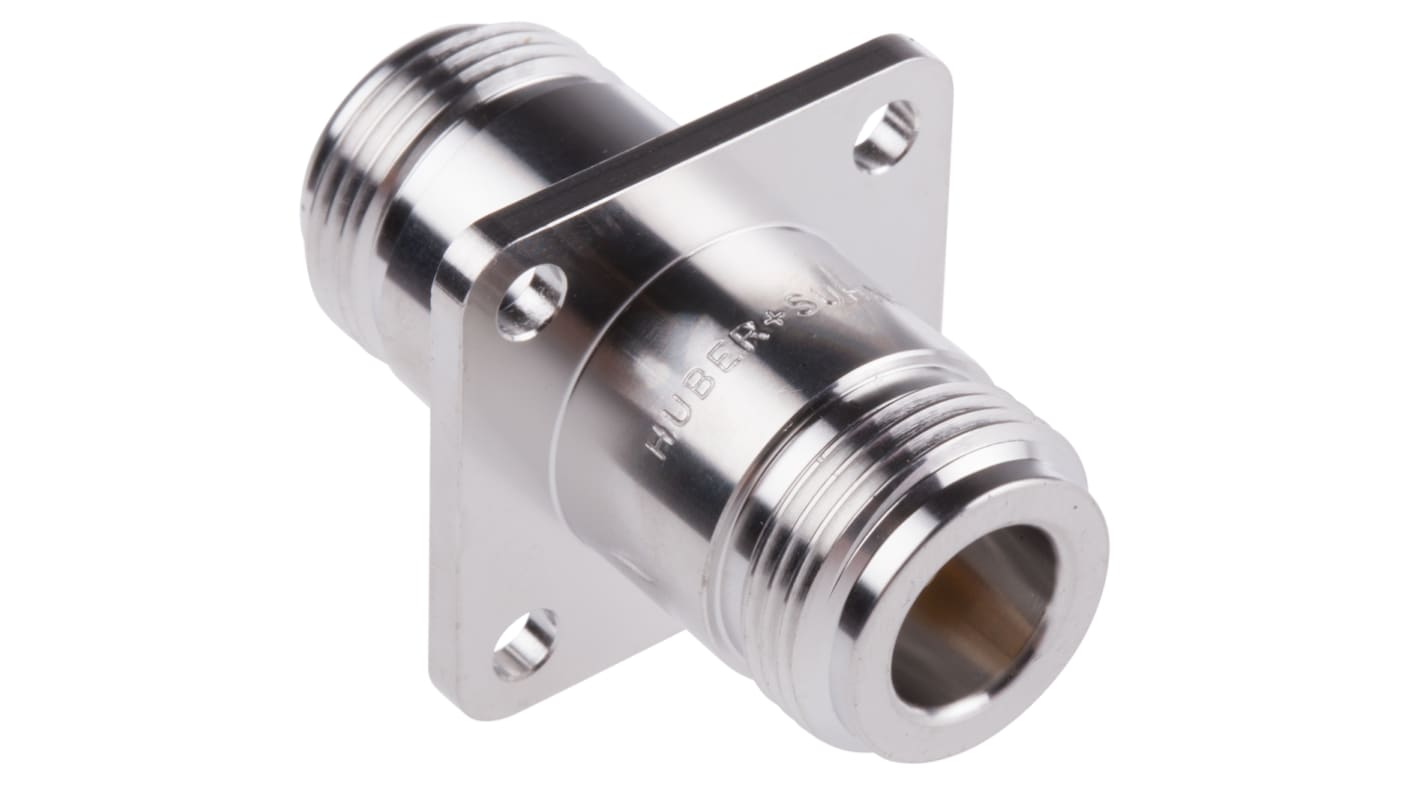 Connecteur RF Huber+Suhner N Femelle vers N Femelle, Droit, 50Ω 11GHz