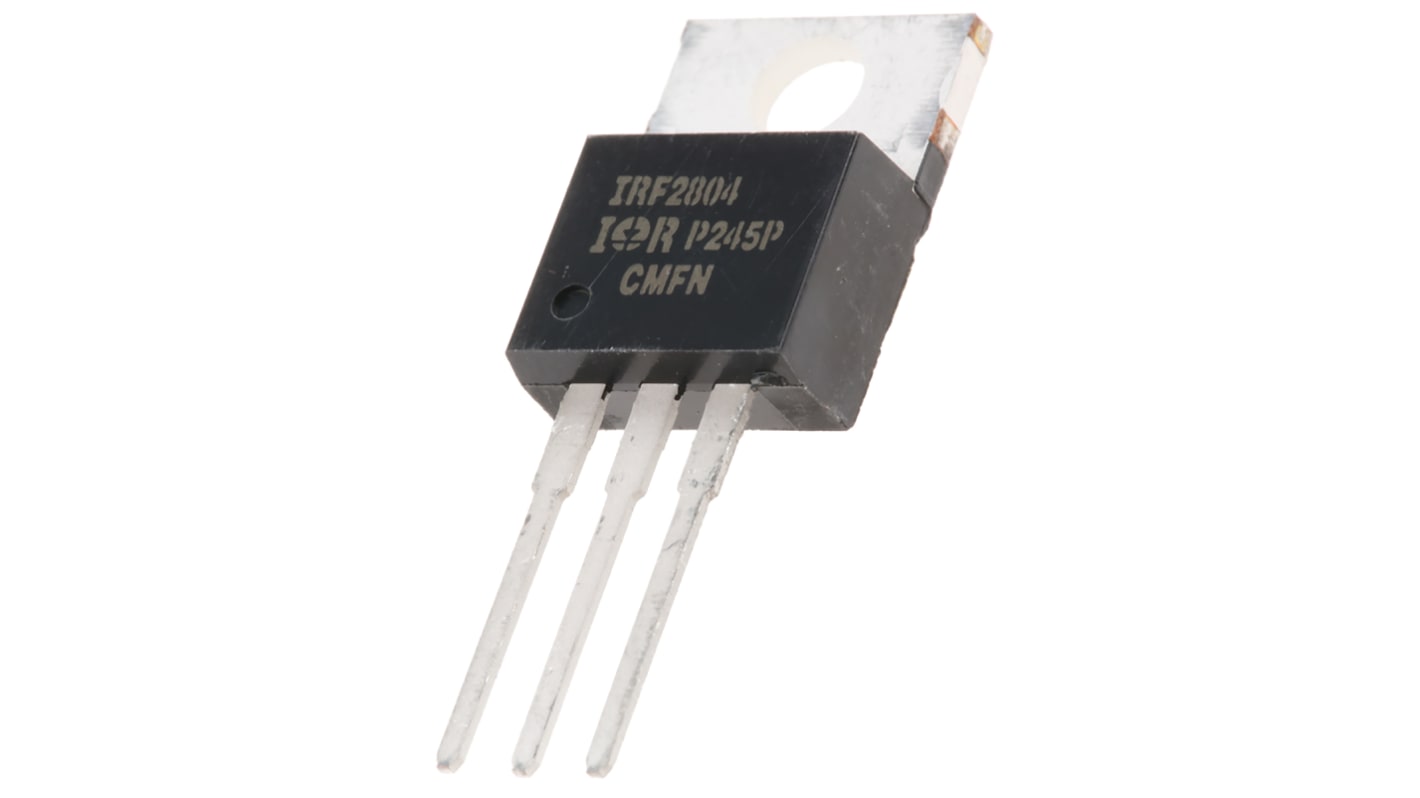 N-Channel MOSFET, 280 A, 40 V, 3-Pin TO-220 Infineon IRF2804PBF