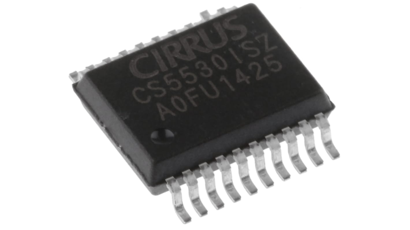 ADC, CS5530-ISZ, 24 bits bits, 3840sps, 20 broches, SSOP