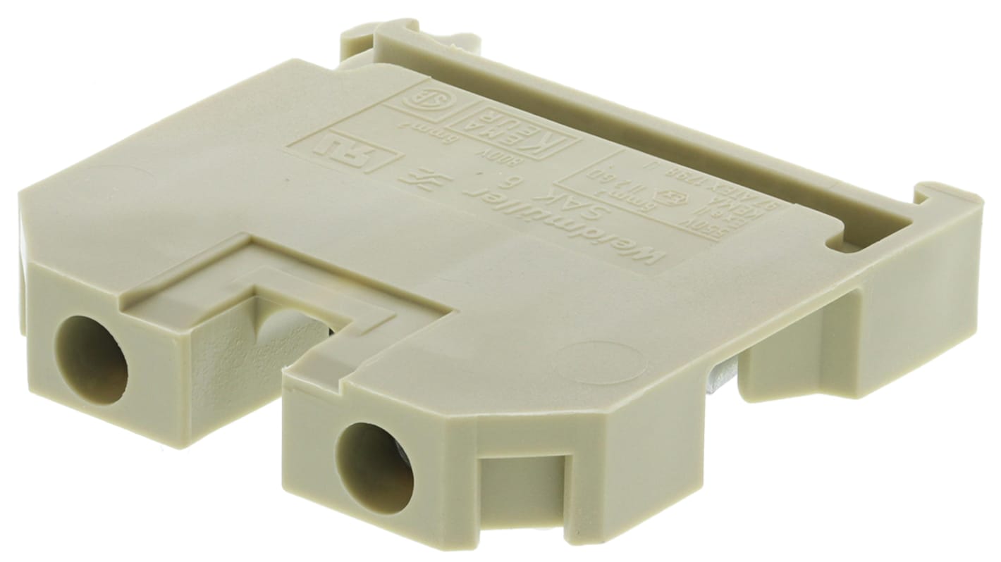 0380560000 Weidmuller SAK Series Beige Feed Through Terminal Block