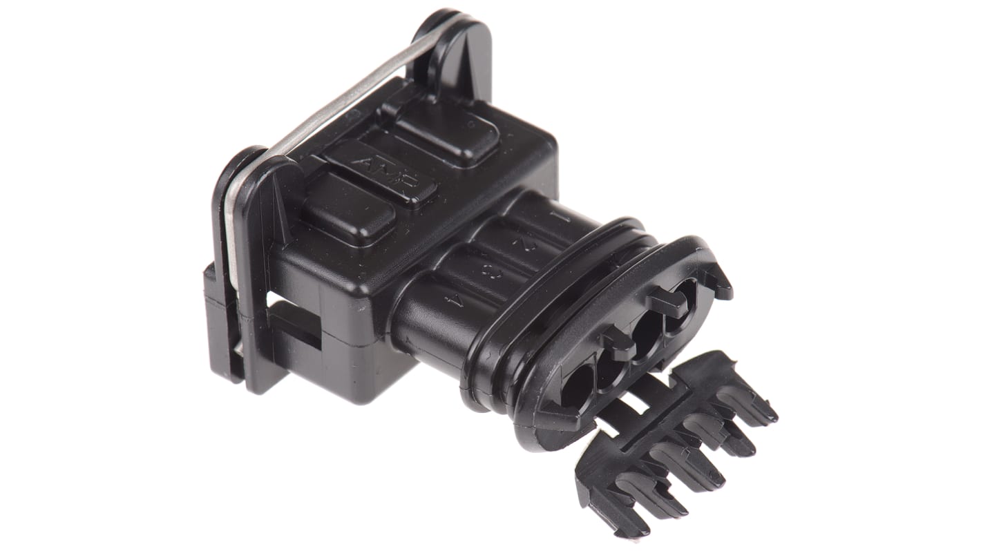 Conector de automoción TE Connectivity Junior Power Timer Hembra de 4 vías en 1 fila