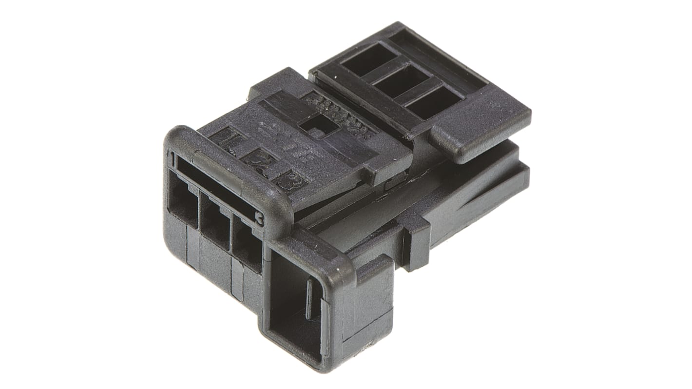 Conector de automoción TE Connectivity Micro Quadlok System Hembra de 3 vías en 1 fila