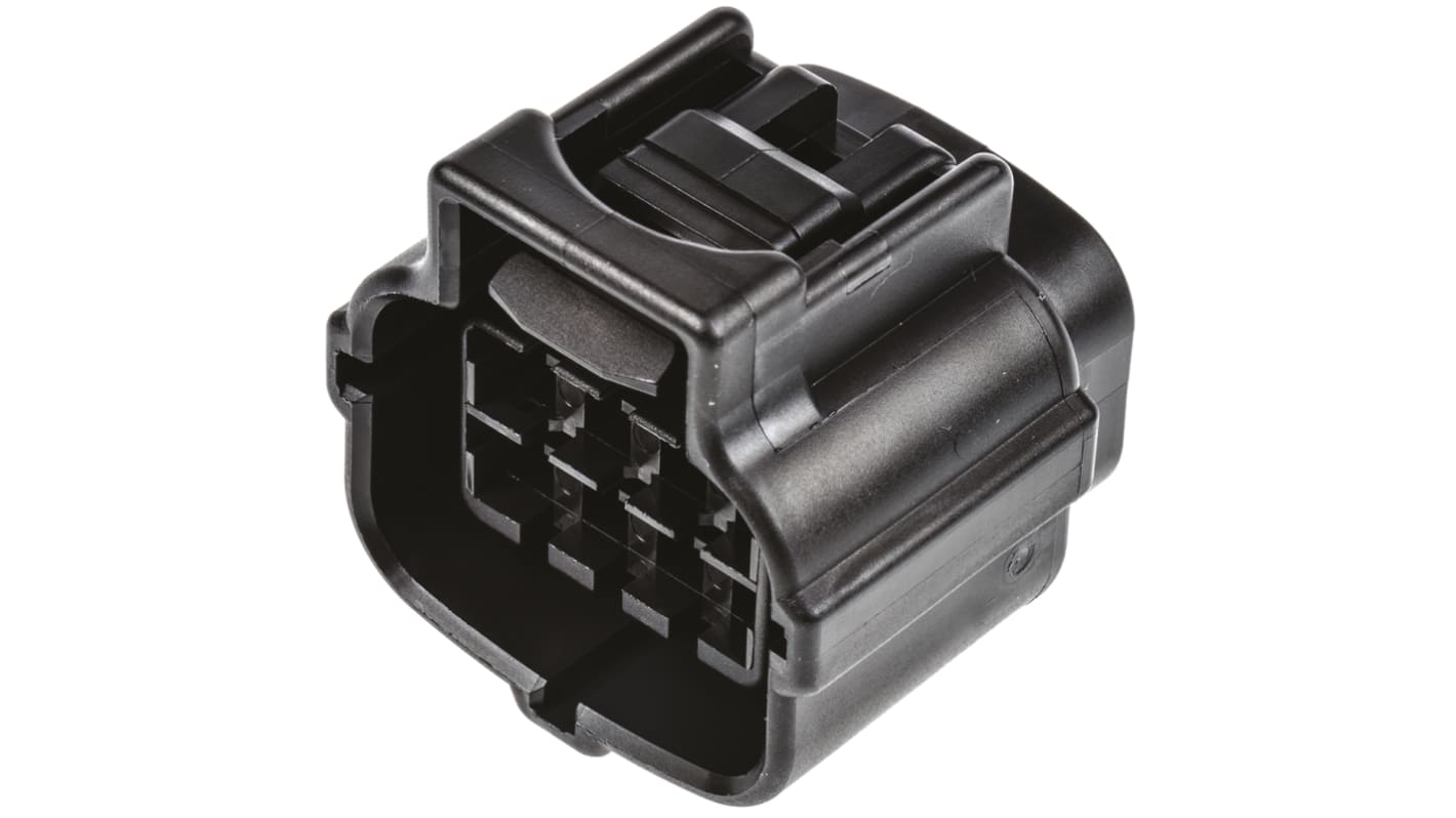 TE Connectivity Econoseal J 070 Mk II+  Automotive, Kfz-Steckverbinder Gehäuse, Stecker, 8-polig, Schwarz / 2-reihig