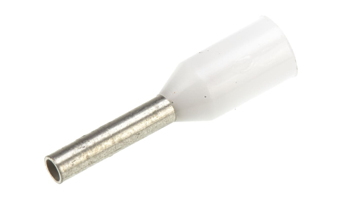 Embout à sertir TE Connectivity, 0.5mm², Blanc, longueur 6mm