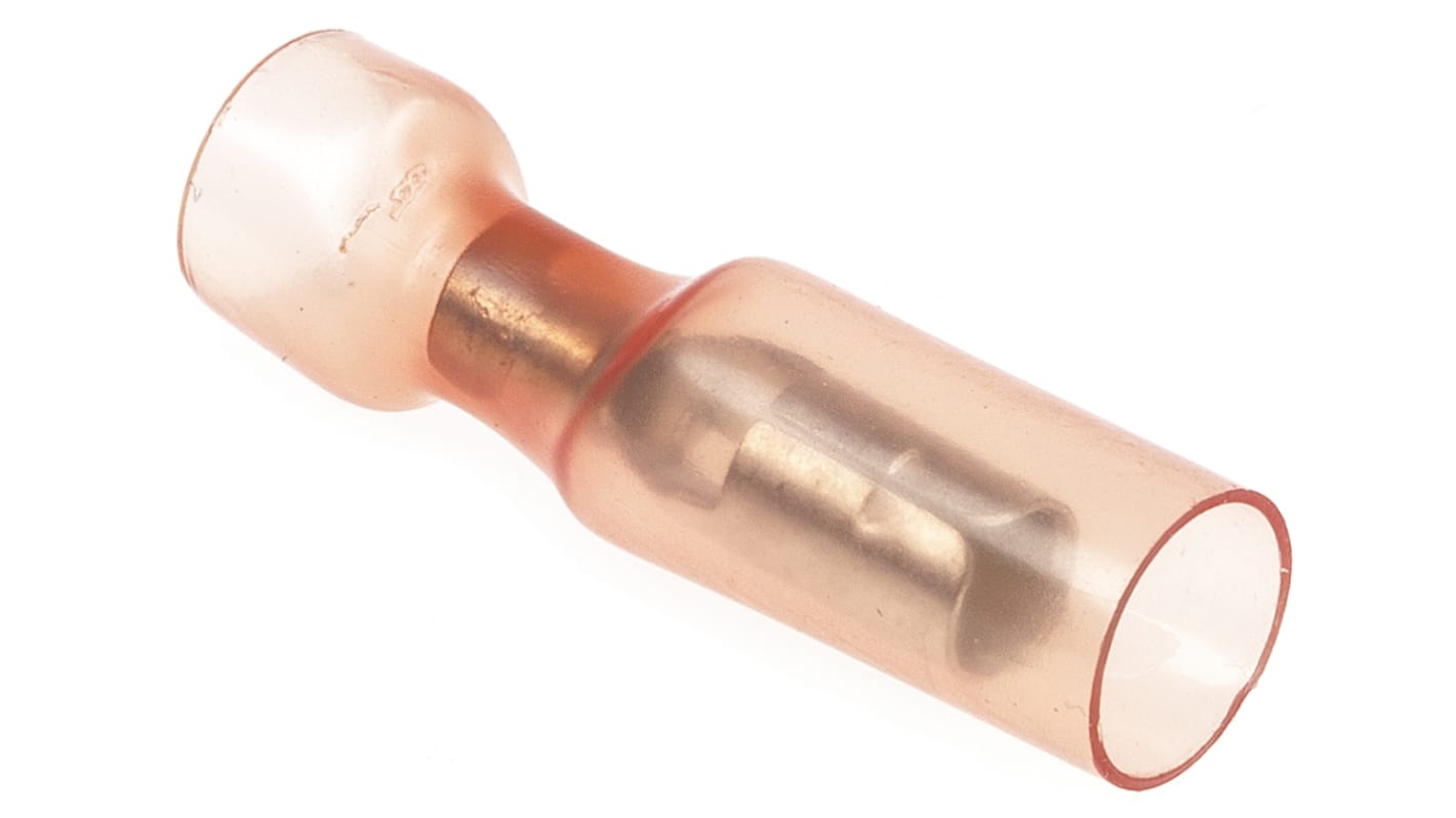 Cosse cylindrique à sertir TE Connectivity série DuraSeal Isolée Femelle, Rouge 18AWG 1mm² 22AWG 0.5mm²