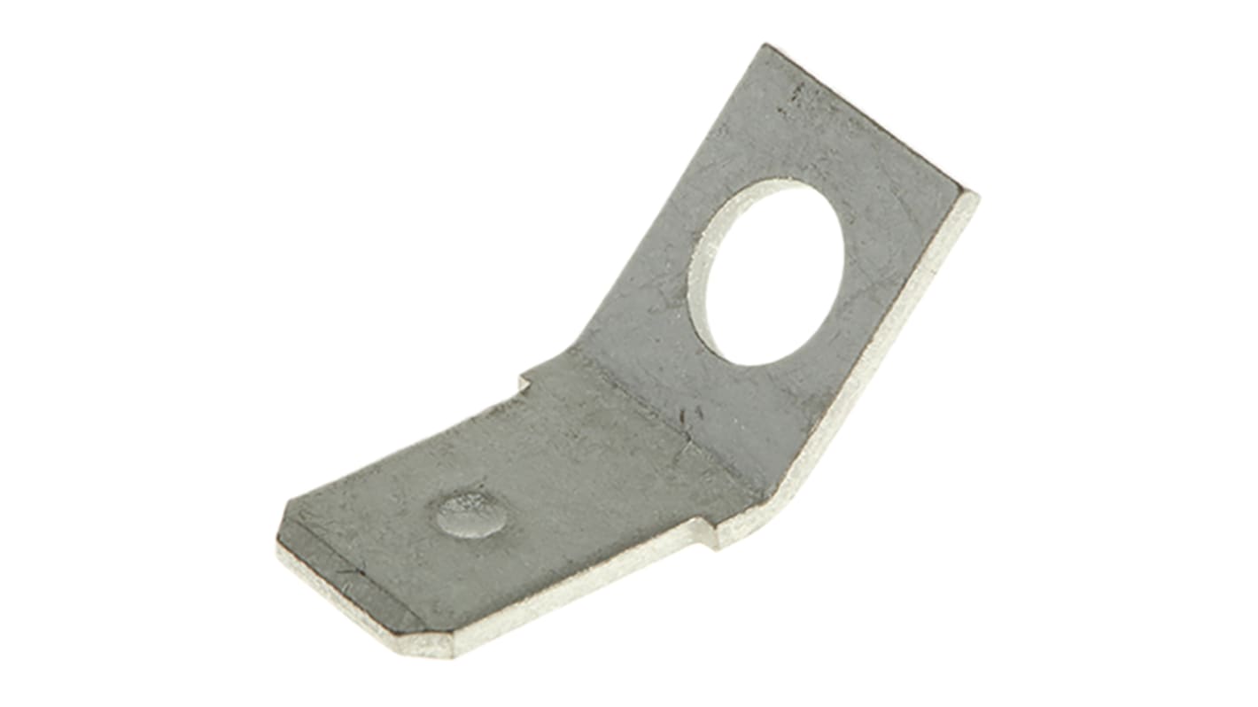 Capocorda a linguetta a crimpare TE Connectivity, 6.35 x 0.81mm, placcatura Stagno, ad angolo 45°