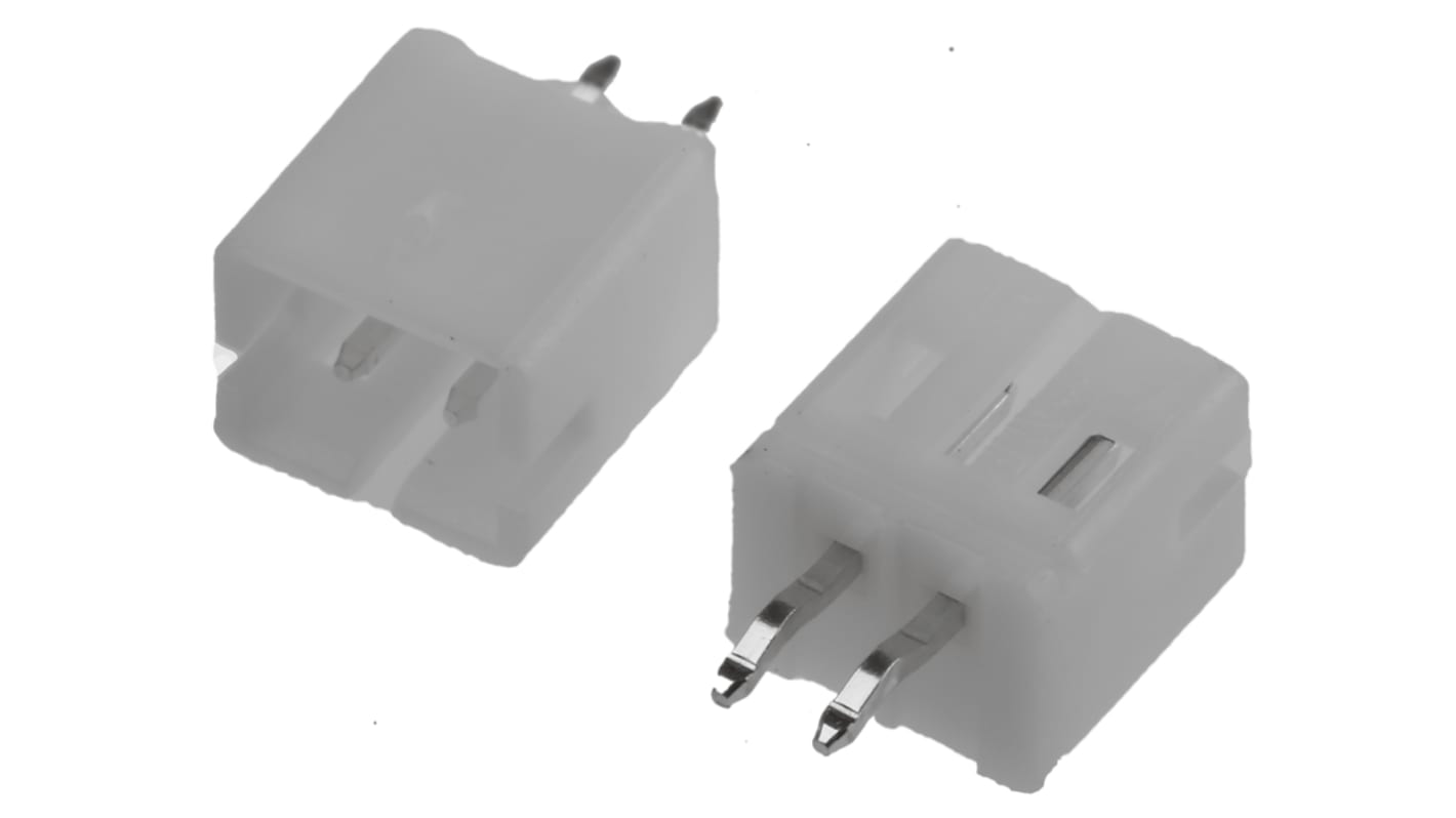 Conector macho para PCB TE Connectivity serie HPI de 2 vías, 1 fila, paso 2.0mm, para soldar, Montaje en orificio