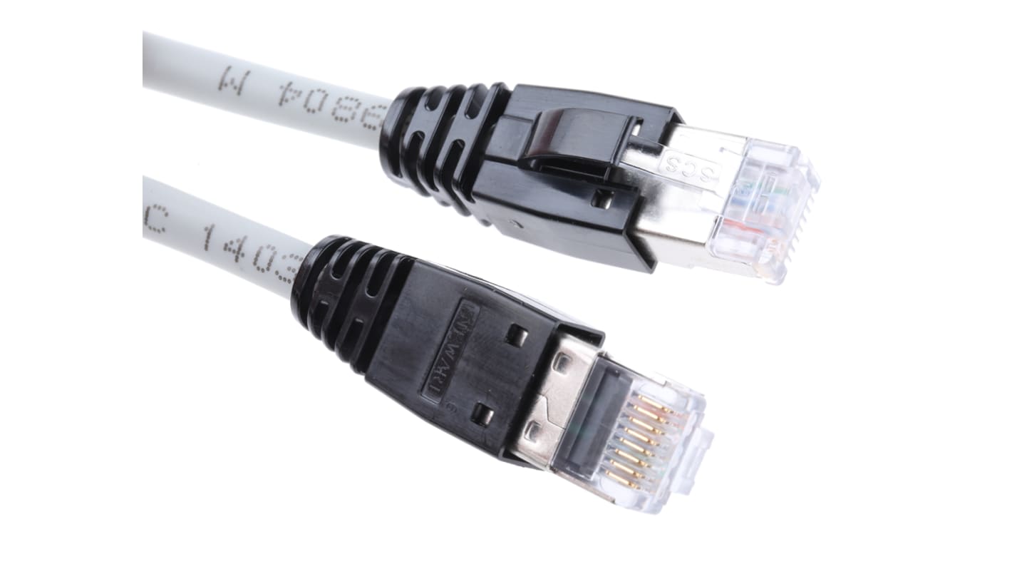 HellermannTyton Ethernet kábel, Cat5e, 2m, Szürke