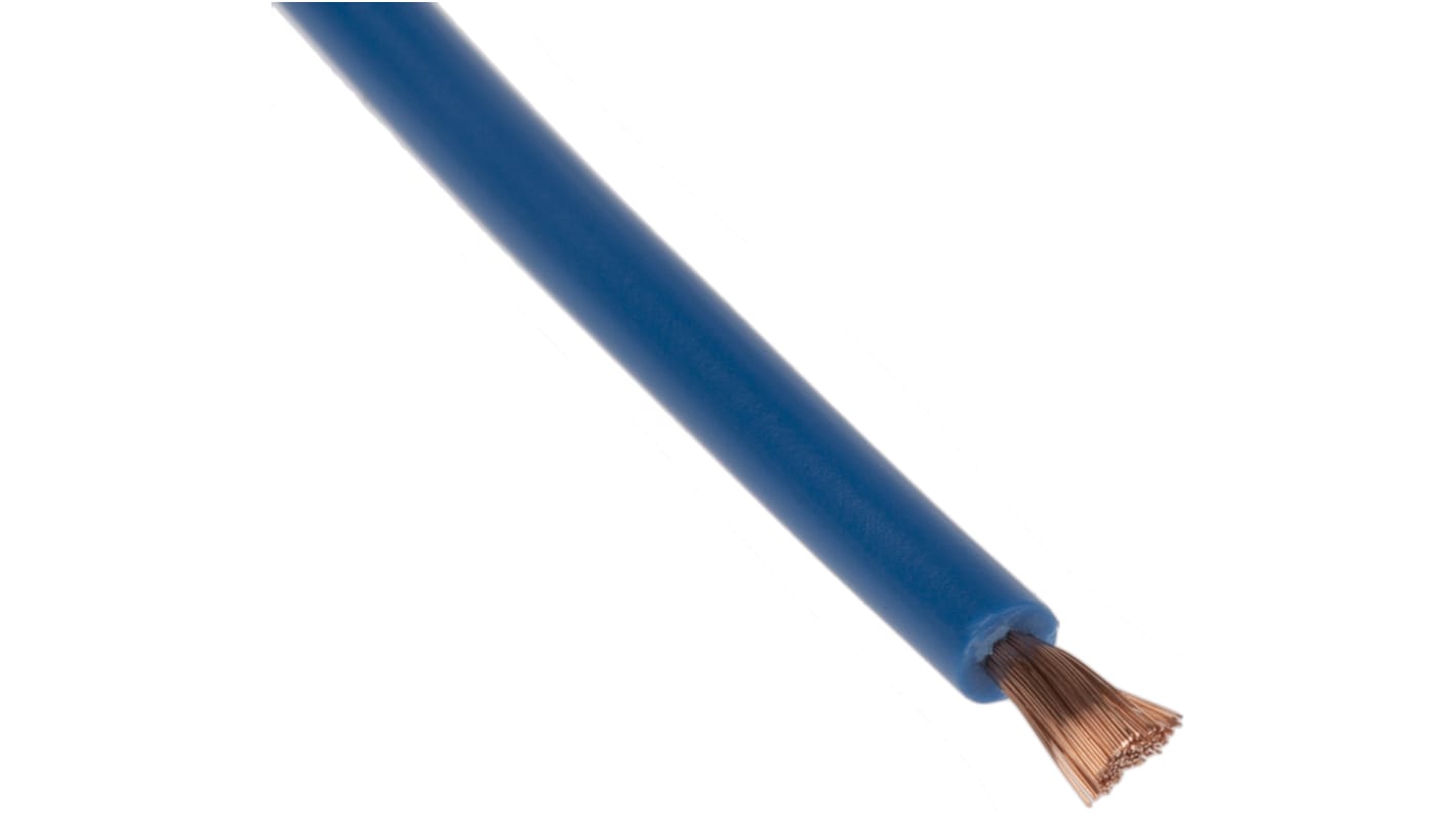 Lapp Blue 0.82 mm² Hook Up Wire, 18 AWG, 100m, PVC Insulation