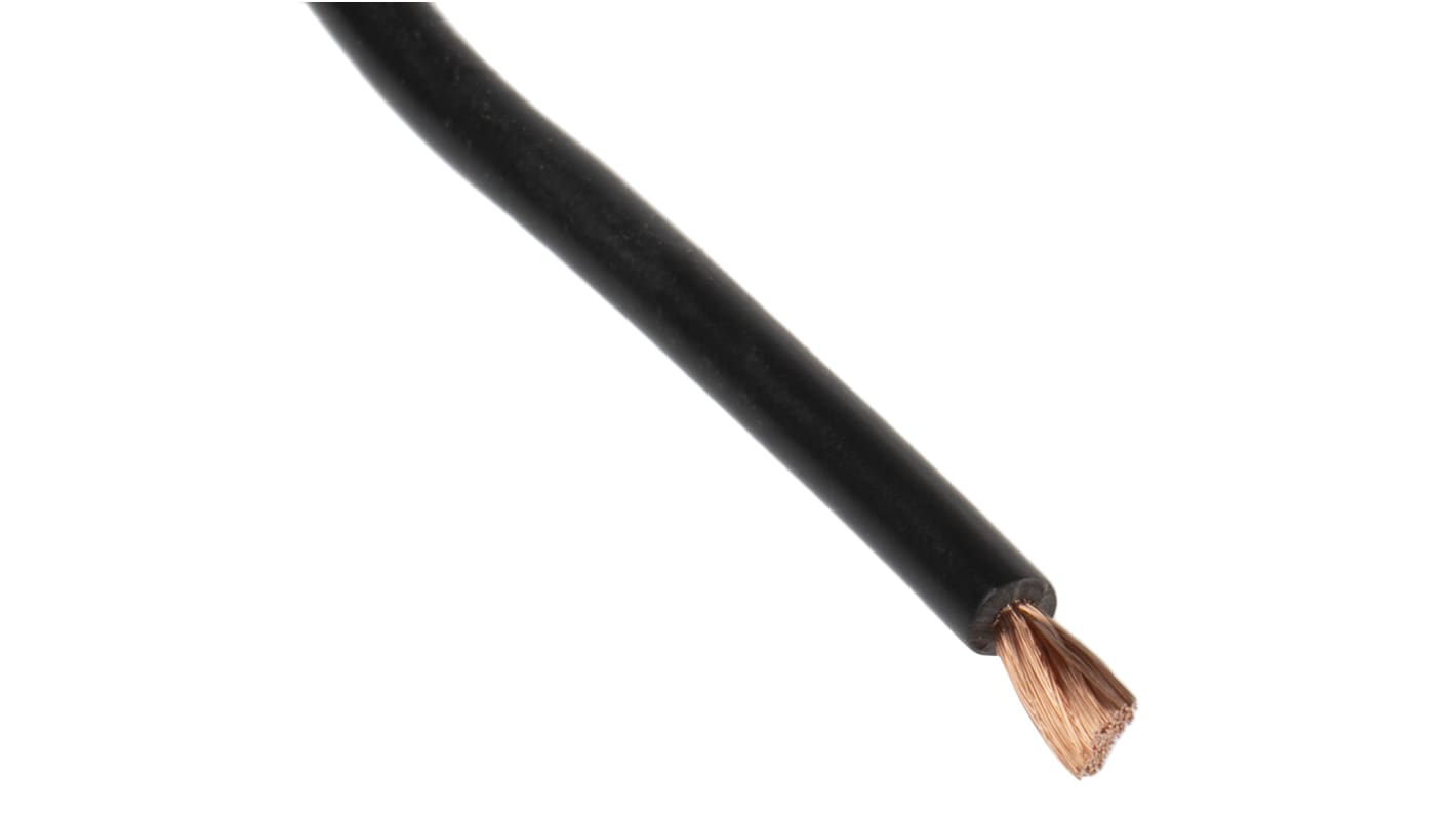 Fils de câblage Lapp LiFY, 1 mm², Noir, 17 AWG, 100m, 500 V