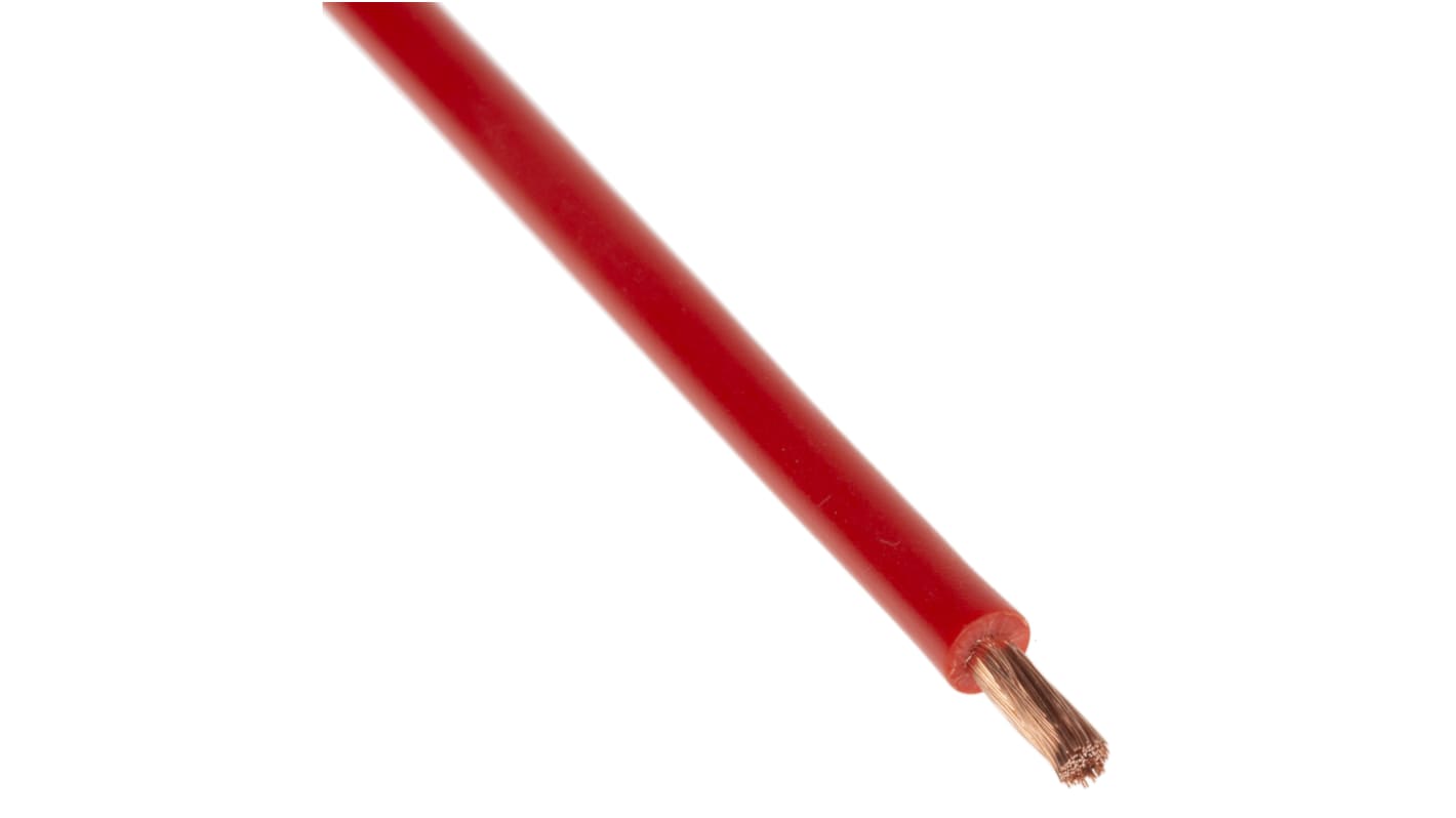 Cable de conexión Lapp 4560026S, área transversal 1 mm² Control Rojo, 300 / 500 V, long. 100m, 17 AWG LiFY