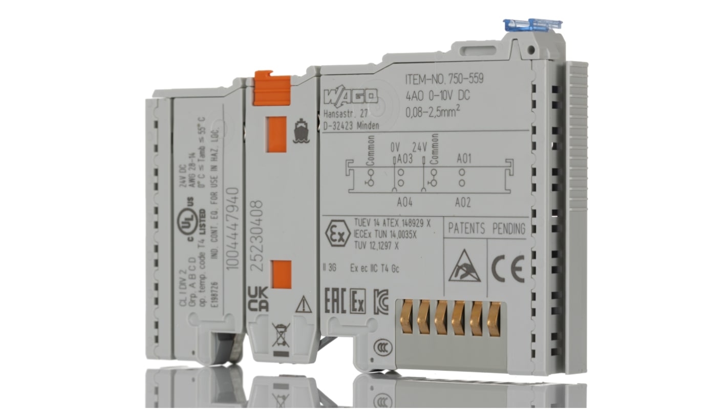 Wago PLC I/O Module for Use with 750 Series, Analogue