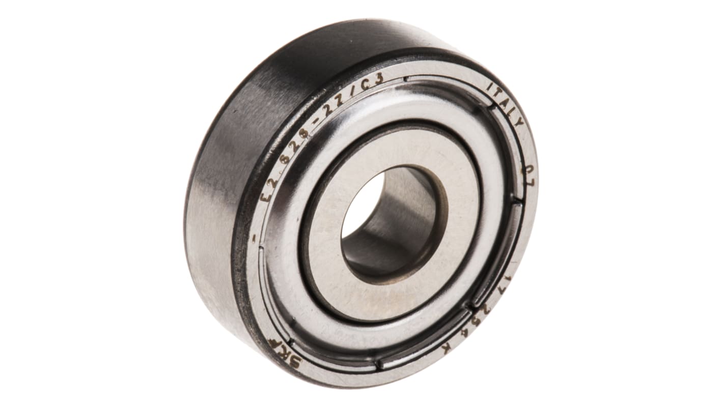 SKF E2.626-2Z/C3 Single Row Deep Groove Ball Bearing- Both Sides Shielded 6mm I.D, 19mm O.D