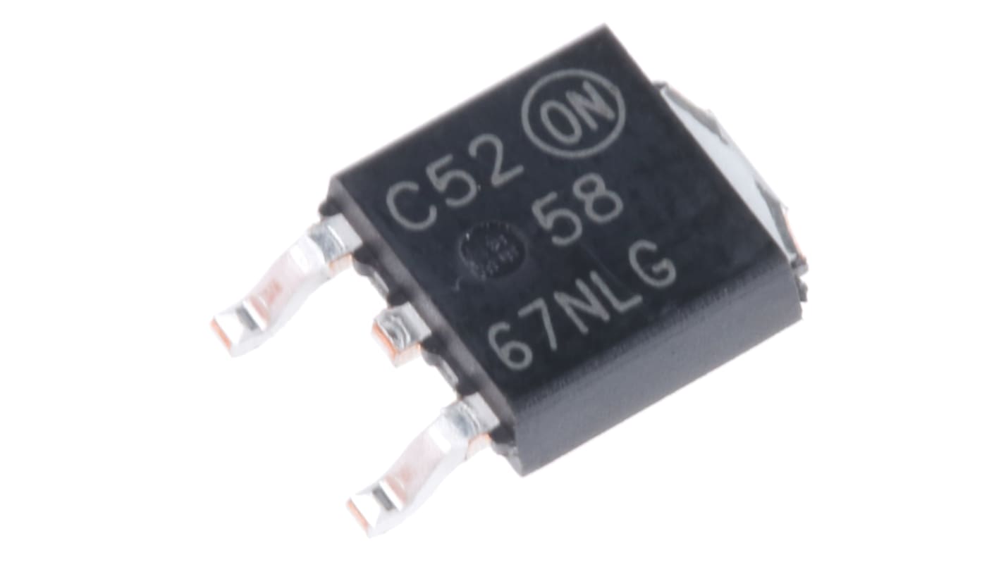 N-Channel MOSFET, 20 A, 60 V, 3-Pin DPAK onsemi NTD5867NLT4G