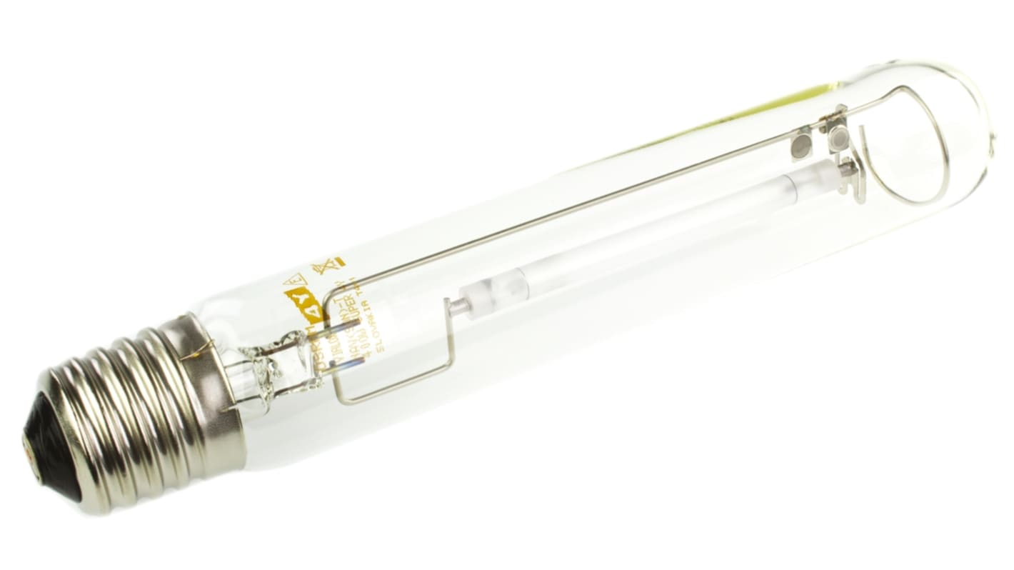 400 W Clear Tubular SON-T Sodium Lamp, GES/E40, 2000K, 46mm