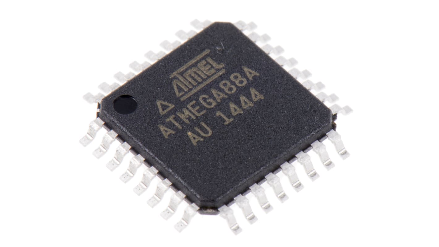 Microchip Mikrocontroller ATmega AVR 8bit SMD 512 B, 8 kB TQFP 32-Pin 20MHz 1 kB RAM