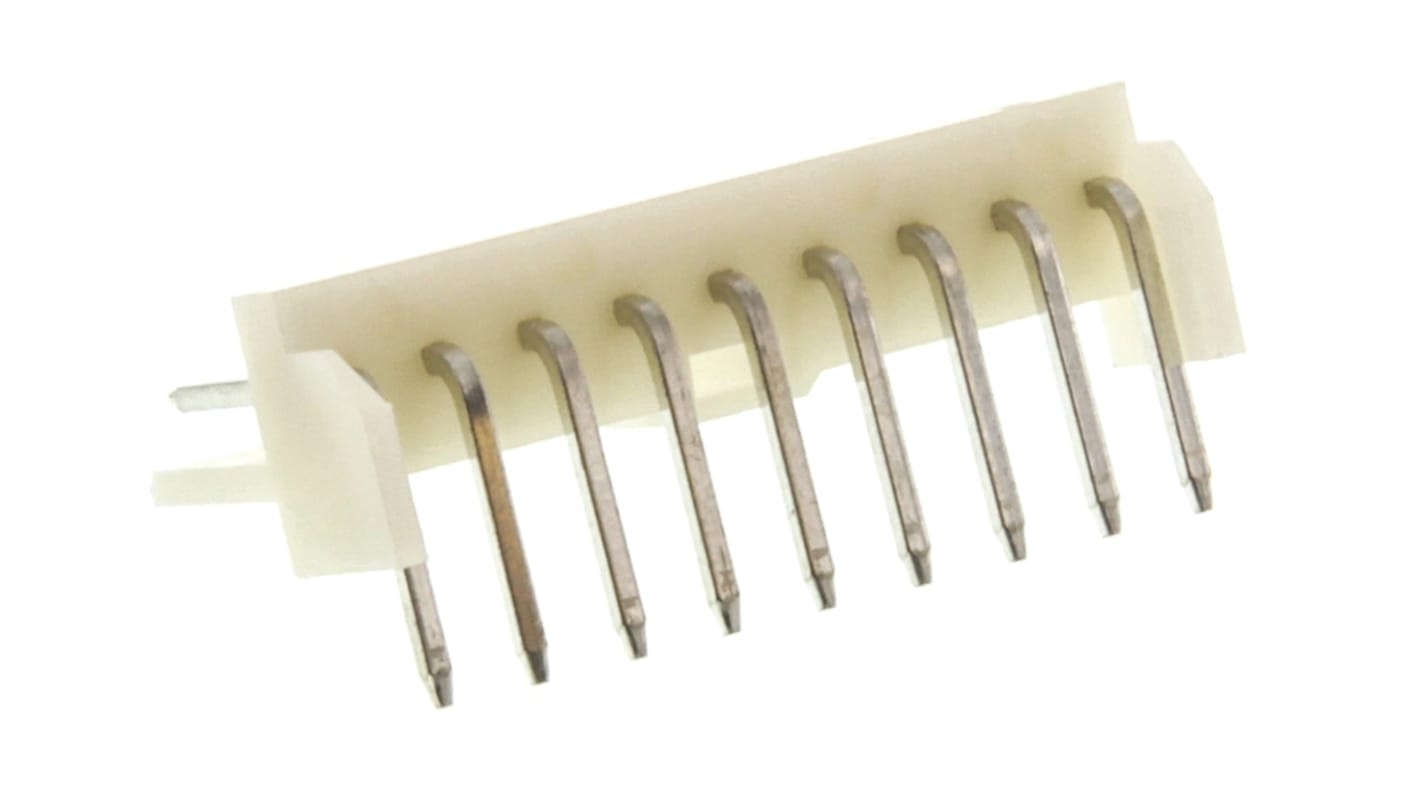 Conector macho para PCB Ángulo de 90° TE Connectivity serie EI de 9 vías, 1 fila, paso 2.5mm, para soldar, Montaje en