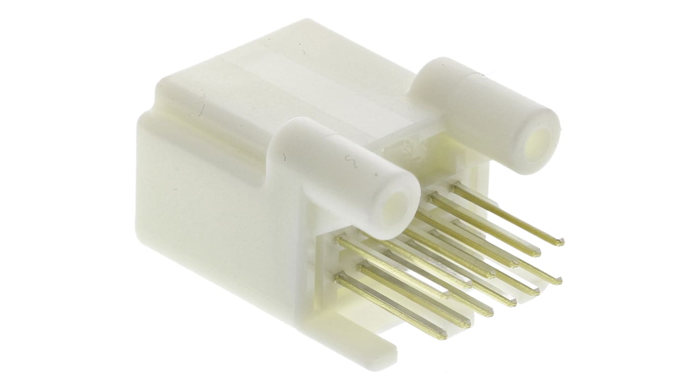 TE Connectivity MULTILOCK 025 Series Straight Through Hole Mount PCB Socket, 12-Contact, 2-Row, 2.2mm Pitch, Solder