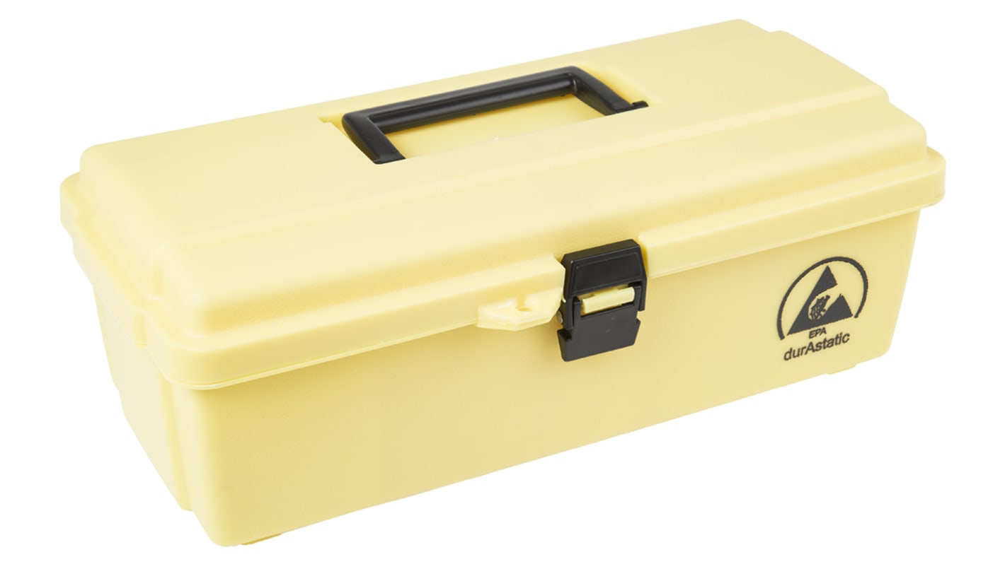 Dissipative Polypropylene ESD Box 368mm (L) 191mm (W) 127mm (H)