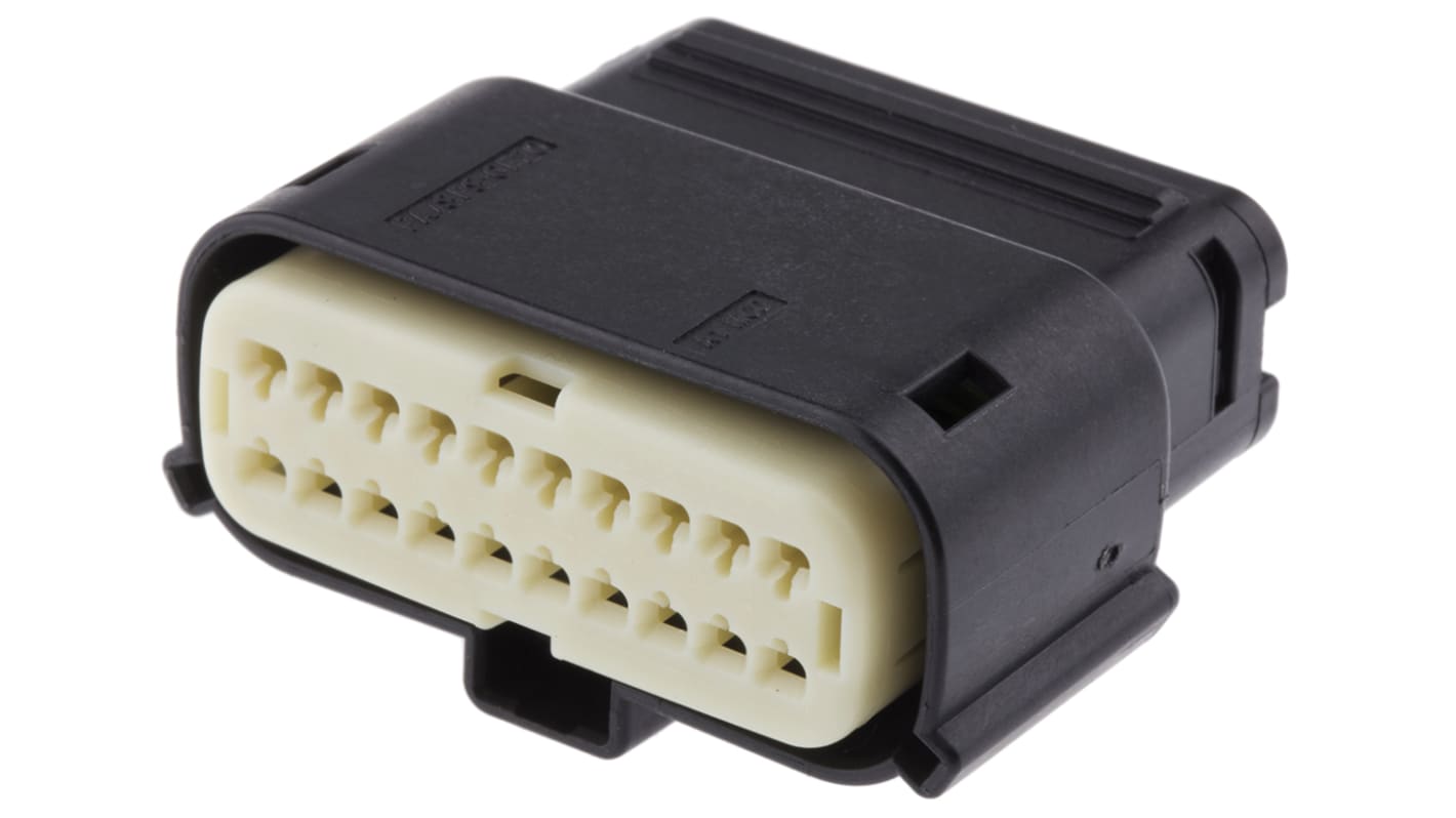 Conector de automoción Molex MX150 33472 Hembra de 20 vías en 2 filas, 22A