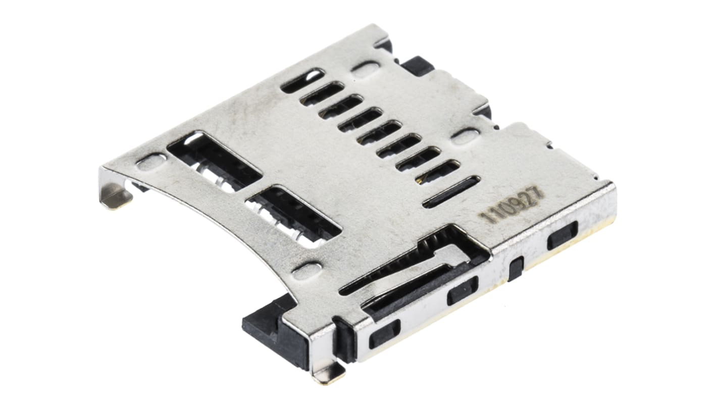 Conector para tarjeta de memoria MicroSD Molex serie TRANSFLASH