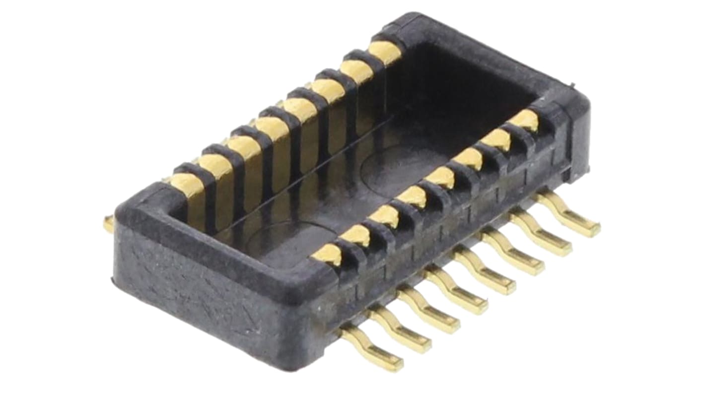 Conector macho para PCB Molex serie SlimStack de 16 vías, 2 filas, paso 0.5mm, para soldar, Montaje Superficial