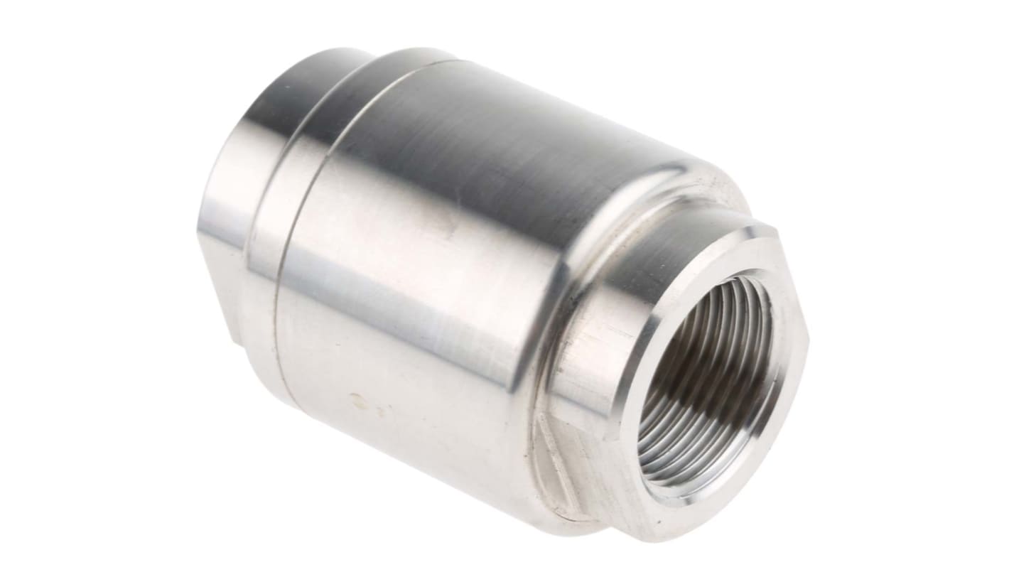 RS PRO Stainless Steel Single Non Return Valve, BSP 3/4in, 25 bar