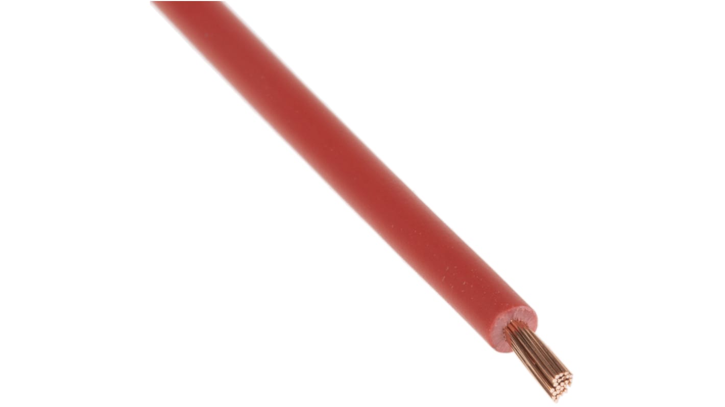 Cable de conexión Lapp 4725042, área transversal 0,75 mm² Rojo, 500 V, long. 100m, 18 AWG 2491B