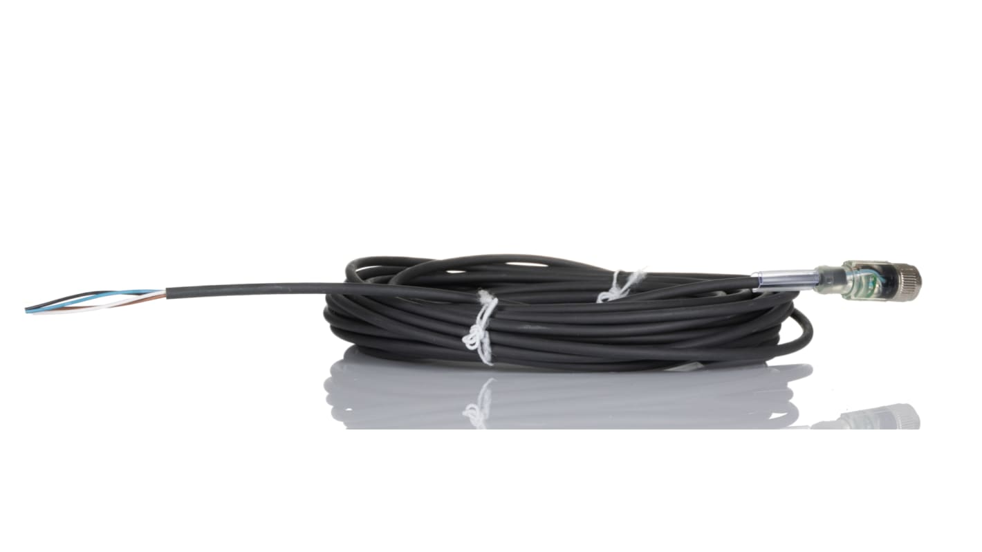 Cable de conexión Phoenix Contact, con. A M12 Hembra, 4 polos, con. B Sin terminación, cod.: A, long. 10m, 24 V, 4 A,