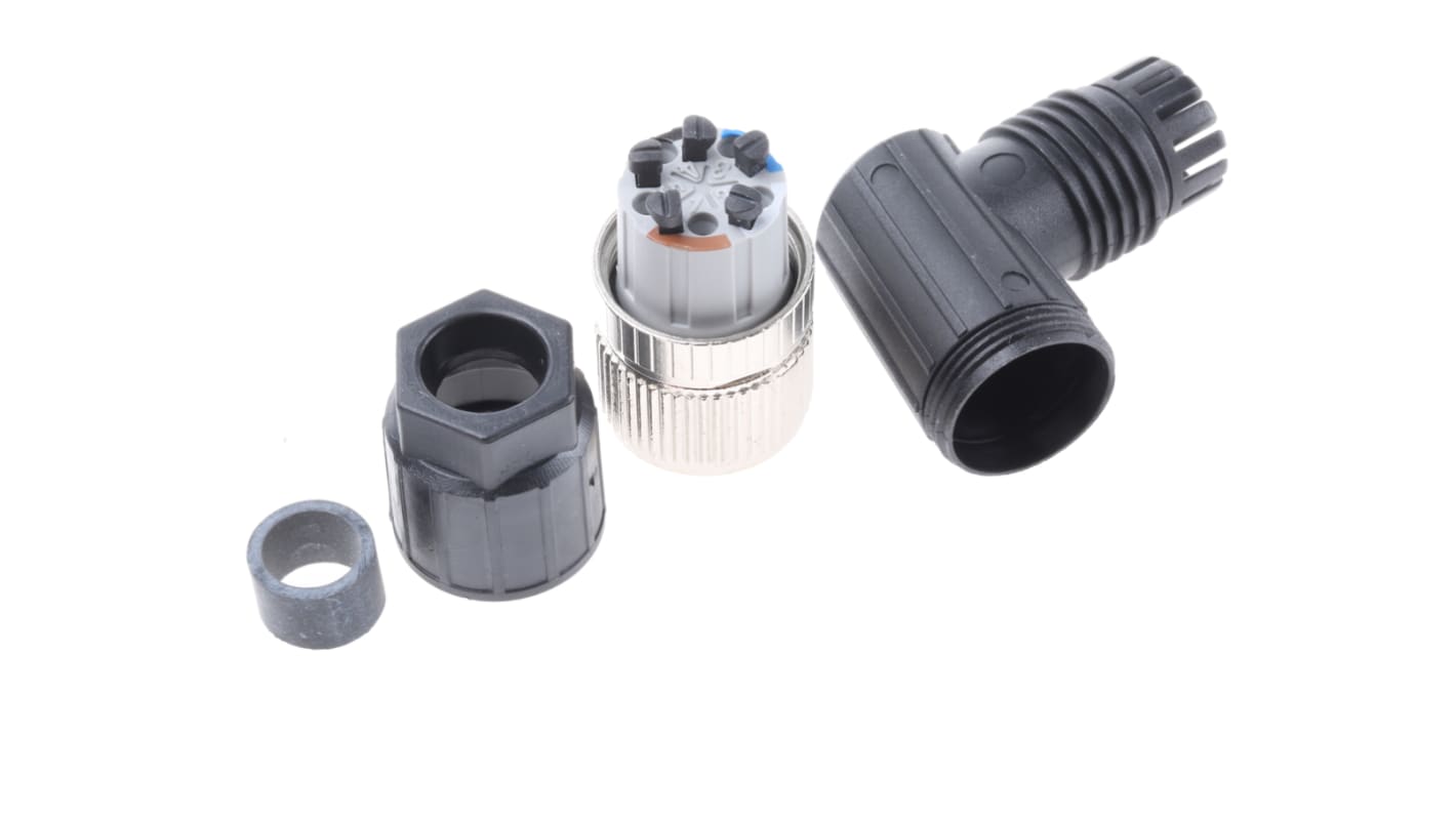 Phoenix Contact Connector, 5 Contacts, Cable Mount, M12 Connector, Socket, Female, IP67, SACC-FR-5SC M SCO Series