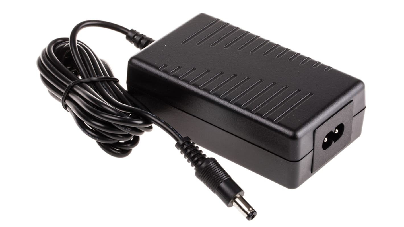 MEAN WELL Power Brick AC/DC Adapter 15V dc Output, 1A Output