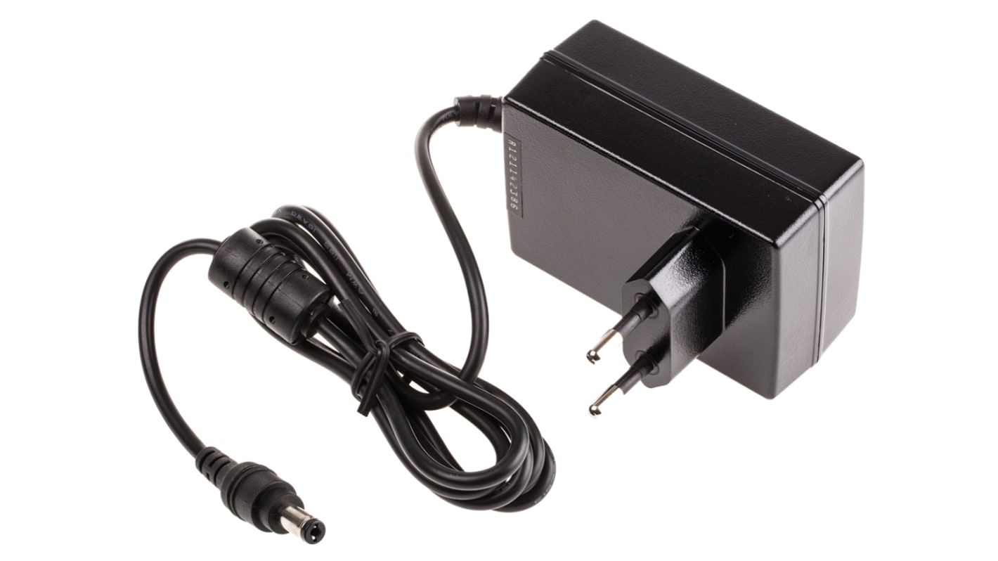 Mean Well 15W Plug-In AC/DC Adapter 7.5V dc Output, 2A Output