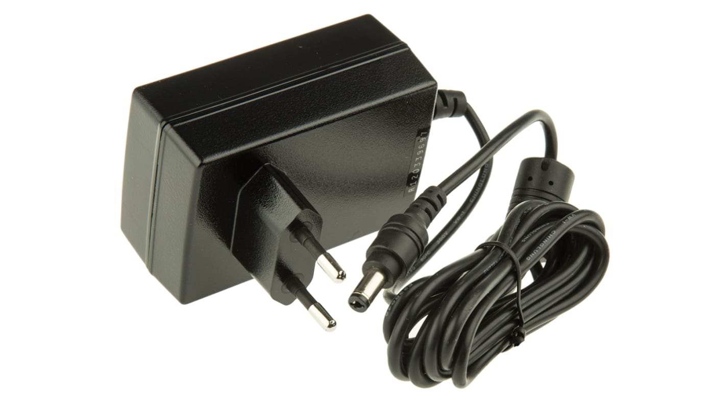 Mean Well 18W Plug In Power Supply 15V dc Output, 1.2A Output