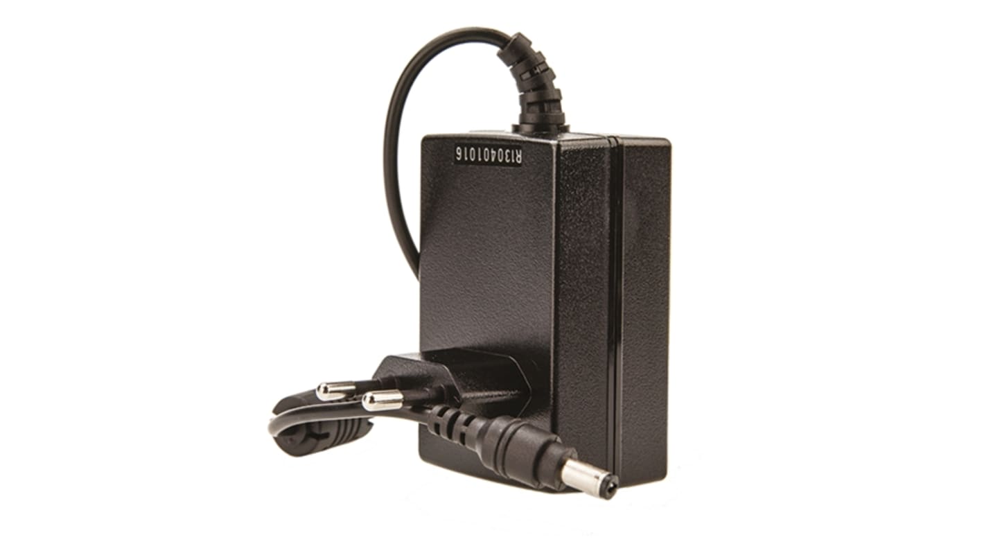 MEAN WELL Steckernetzteil AC/DC-Adapter 18W, 100V ac, 48V dc / 375mA, EU-Netzstecker