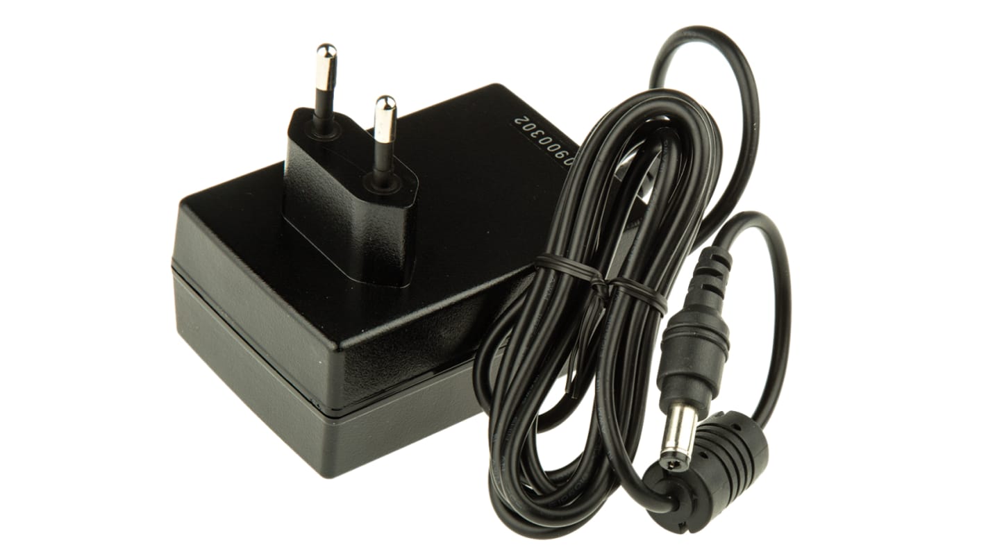 Mean Well 25W Plug-In AC/DC Adapter 15V dc Output, 1.66A Output